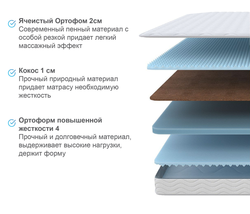 Другие размеры, Матрас Орматек Форма 180*190