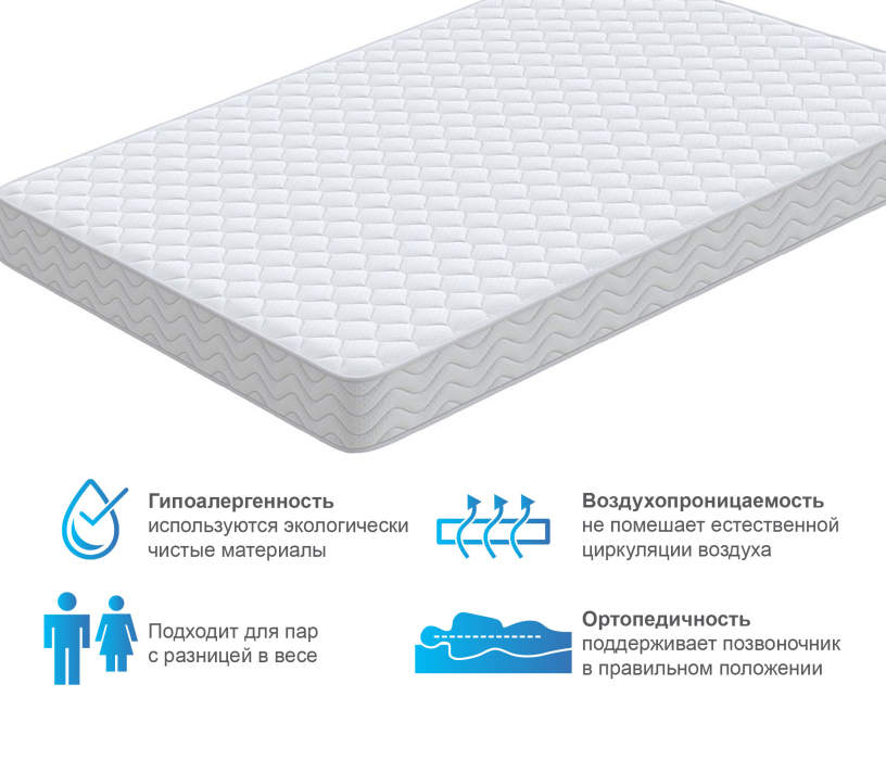 900 x 2000, Матрас Орматек Форма 90*200